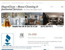 Tablet Screenshot of isuperclean.com